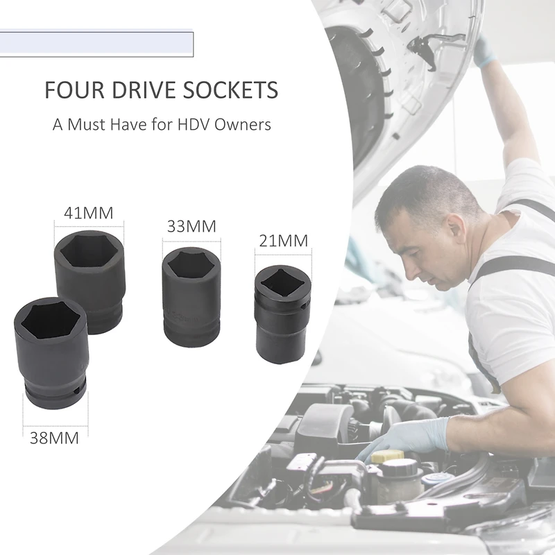 Heavy Duty Torque Wrench Set: Labor-Saving Lug Nut Remover