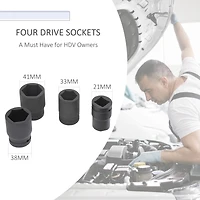 Heavy Duty Torque Wrench Set: Labor-Saving Lug Nut Remover