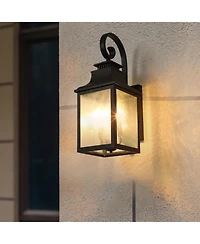 Streamdale Furniture Large Outdoor Wall Lamps With Glass(2pack)