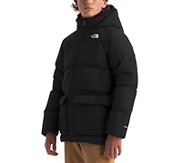 The North Face Big Boys Quilted Fleece-Lined Full-Zip Hooded Short Down Parka