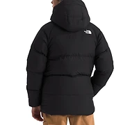 The North Face Big Boys Quilted Fleece-Lined Full-Zip Hooded Short Down Parka