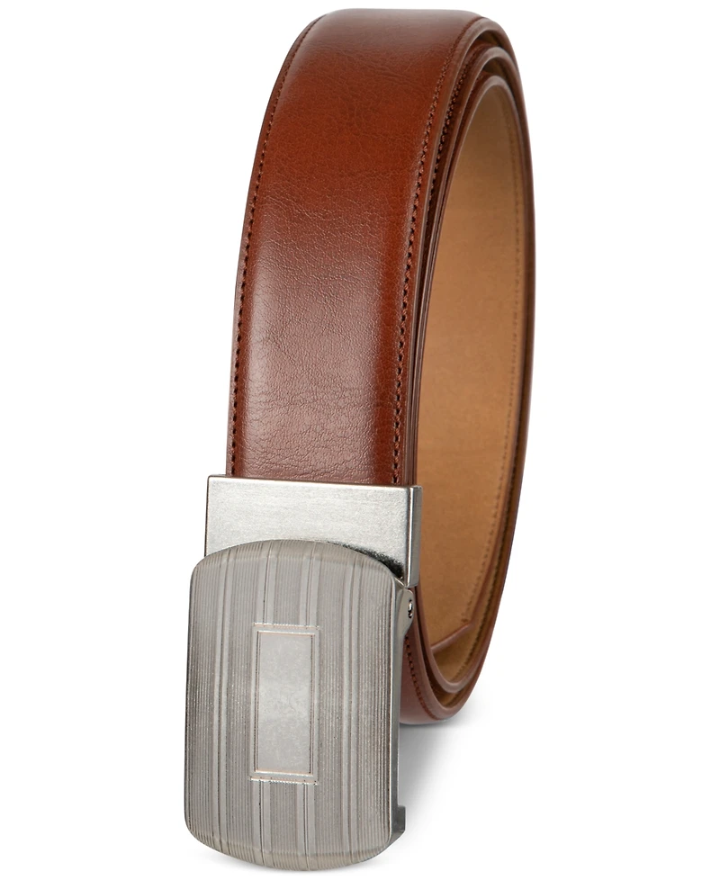 Club Room Men's Plaque Buckle Belt, Created for Macy's
