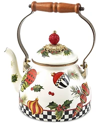 MacKenzie-Childs Deck the Halls 2-Qt. Tea Kettle