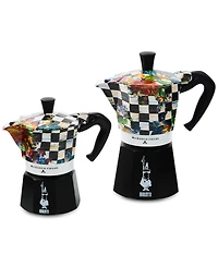 MacKenzie-Childs Courtly Flower Market 6-Cup Bialetti Moka Coffee Pot