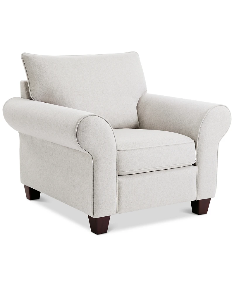 Closeout! Saeville 43" Fabric Chair, Created for Macy's
