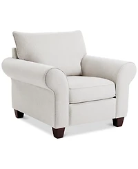 Closeout! Saeville 43" Fabric Chair, Created for Macy's