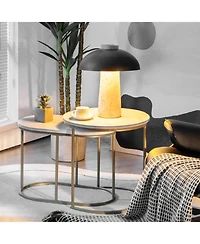 Sugift Modern Nesting Coffee Table Set of 2-White
