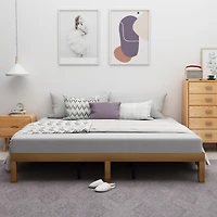 Streamdale Queen Platform Bed Frame with Strong Slat Support