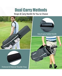 Givimo 14 Dividers Golf Cart Bag with 7 Zippered Pocket