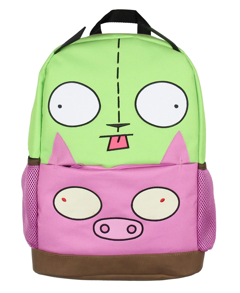 Nickelodeon Invader Zim Backpack Gir And Pig Character School Book Bag