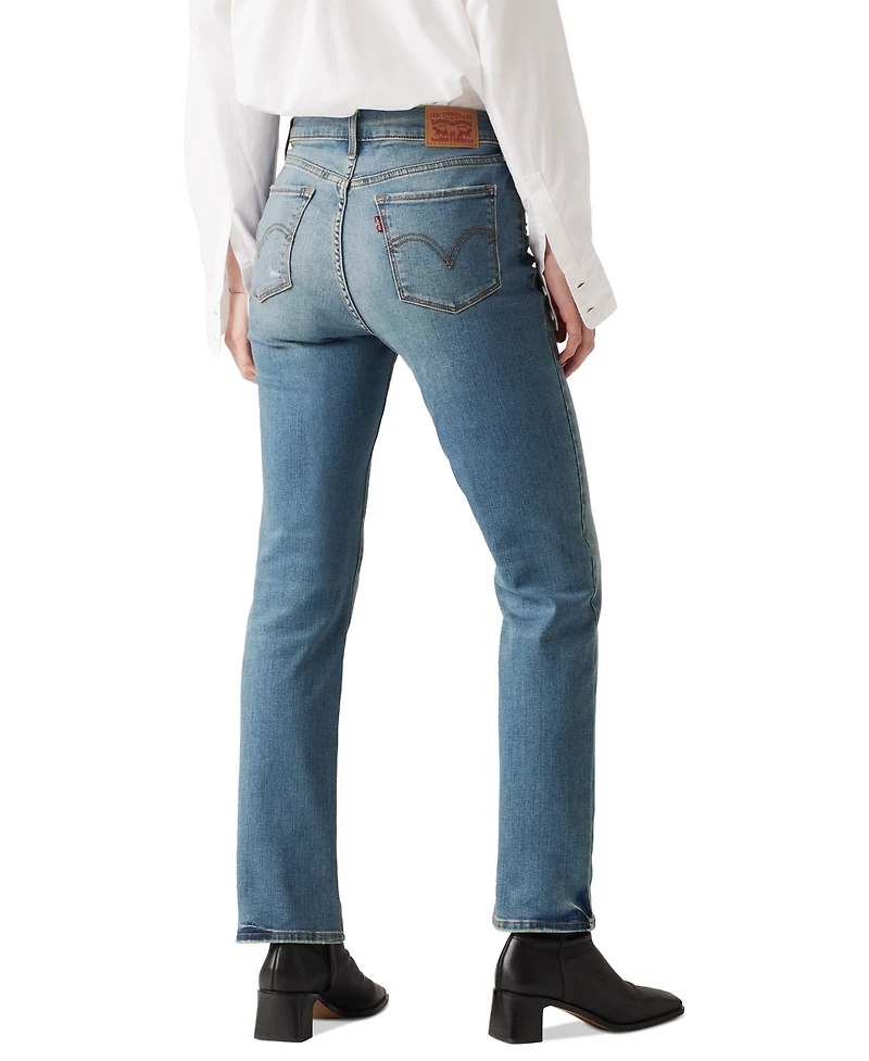 Levi's Women's Classic Mid Rise Straight-Leg Jeans