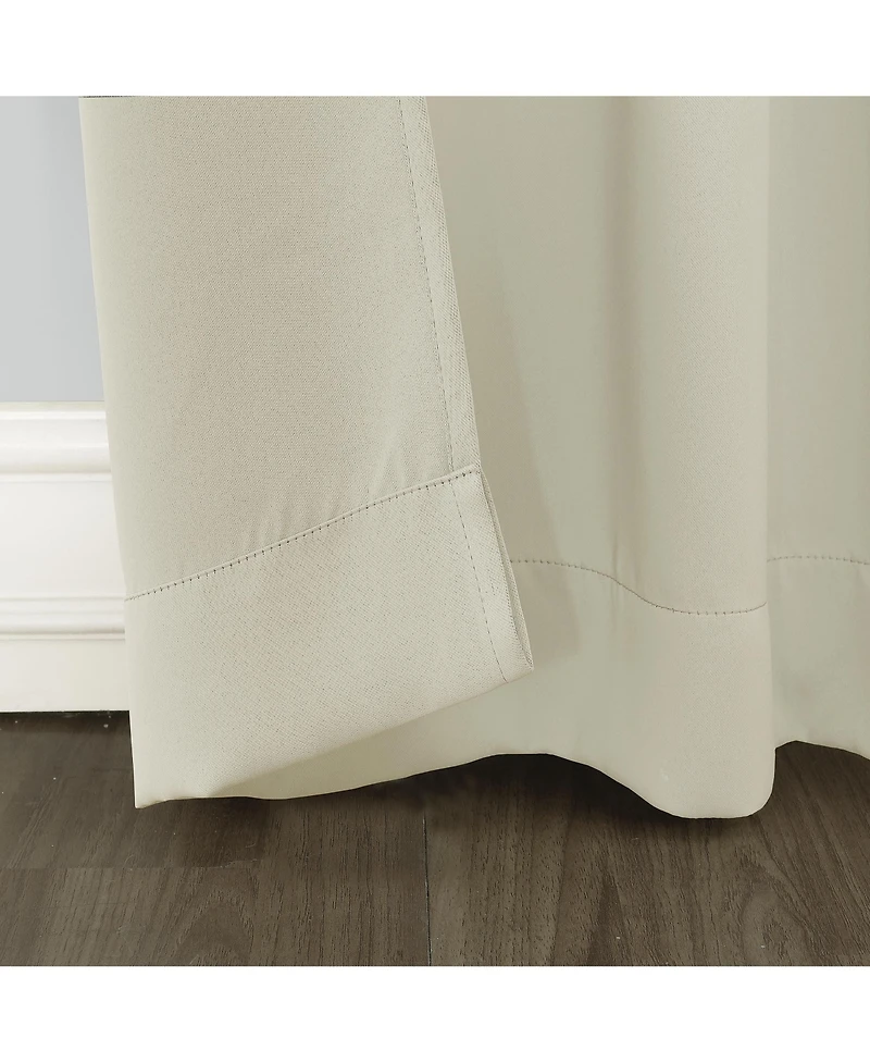Preston Extra-Wide Blackout Grommet Sliding Patio Door Curtain Panel