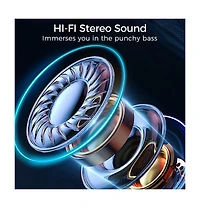Ear-Buds- Bluetooth 5.2, Stereo/Noise Cancel, 30Hrs- Wireless Charging