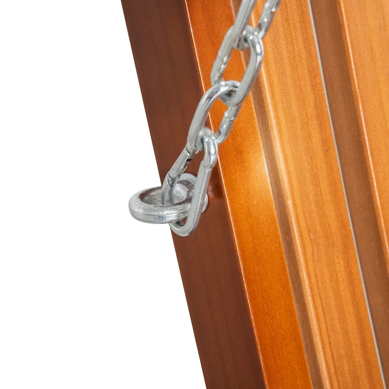 Front Porch Swing with Hanging Chains for Garden and Yard