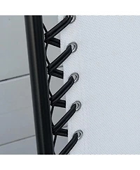 Patio Folding Sling Chairs with Armrests