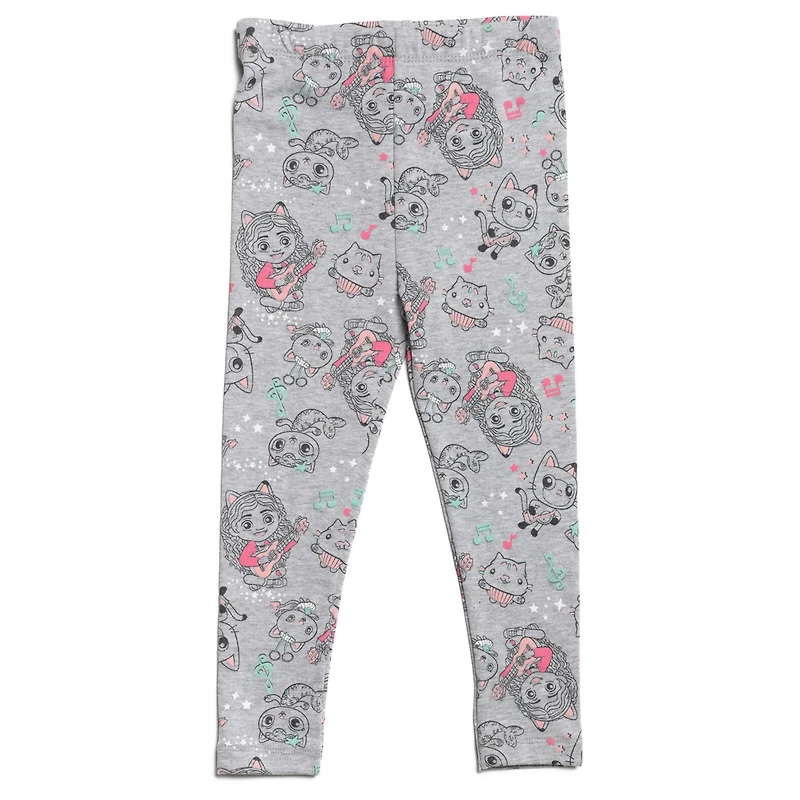 Gabby's Dollhouse Toddler Girls Dreamworks Gabbys Pullover Fleece Sweatshirt and Leggings Outfit Set Toddler|Child