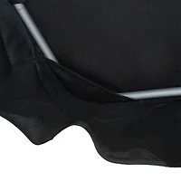 3-Seat Outdoor Canopy Swing with Adjustable Shade
