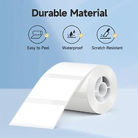 Nelko PM220 Label Maker, x 1.18'' Thermal Sticker Label, Waterproof, Multi-Purpose Tape, 1 Roll of 230 Self-Adhesive Paper (White