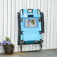 Streamdale Furniture Folding Chaise Lounge: 2-in-1 Tanning & Pool Chair