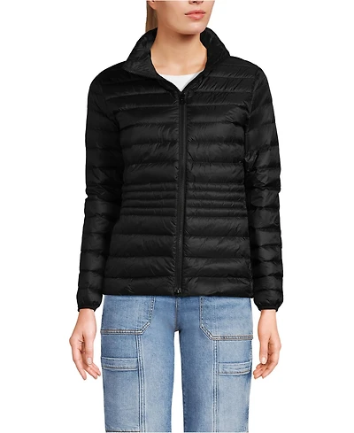 Lands' End Women's Tall Wanderweight Packable Down Jacket