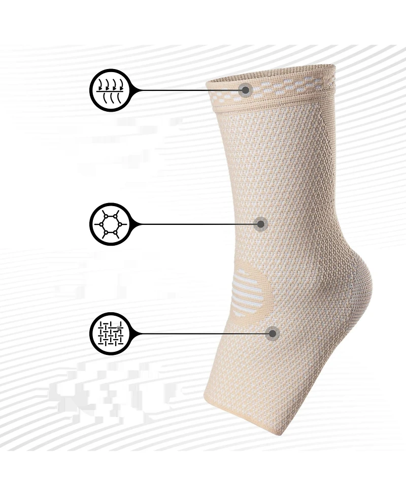 Powerlix Compression Ankle Sleeve: Swelling & Injury Relief