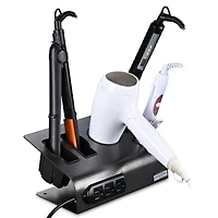 Byootique Salon Appliance Desktop Holder For Flat Iron Curling and Blow Dryer Hair Styling