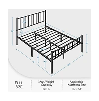 Yaheetech Full Size Metal Bed Frame