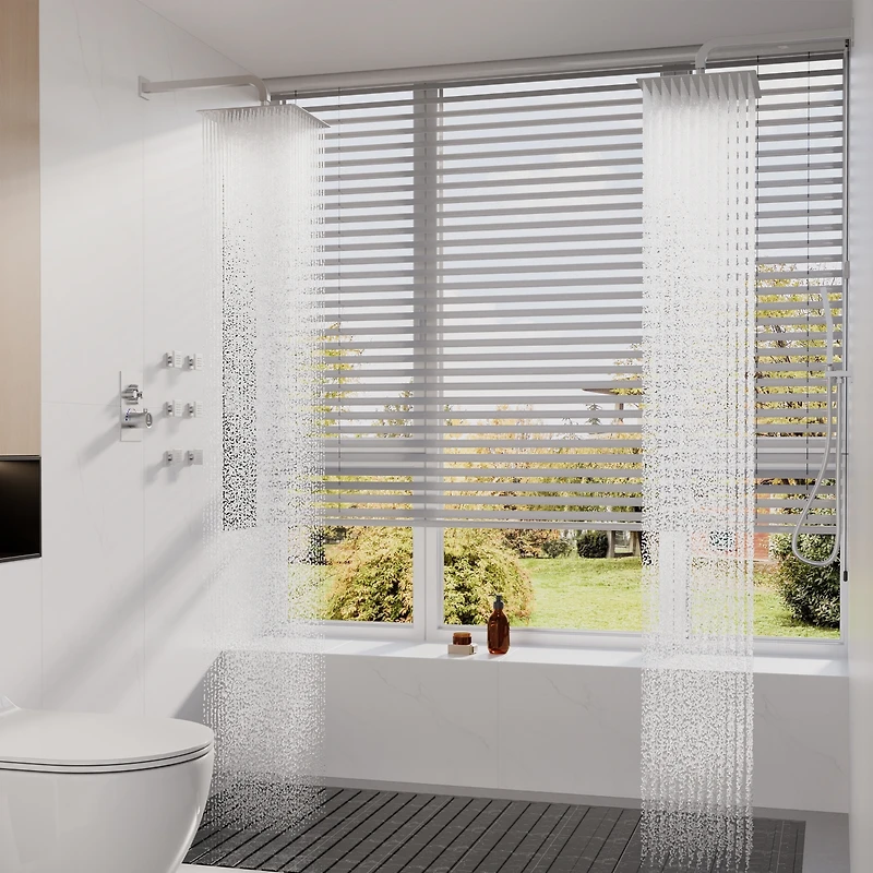 Casainc Single Handle 1-Spray Thermostatic 4-function Shower Faucet