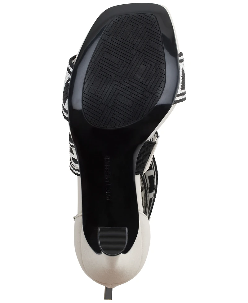 Karl Lagerfeld Paris Women's Careliz Strappy Sandals