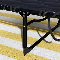Folding Lounge Set with 5-Level Reclining Back & Padded Seat