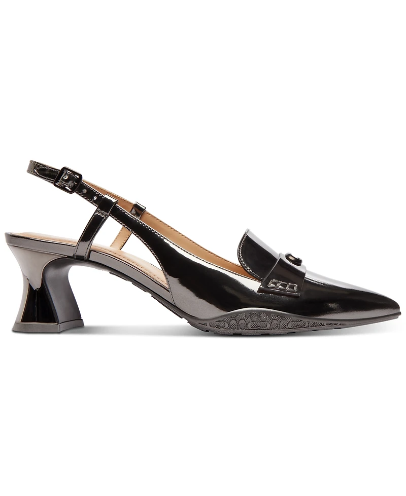 Coach Women's Nikola Slingback Kitten Heel Pumps