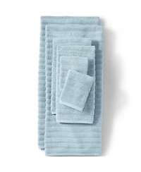 Lands' End Organic Cotton Rib 6-Piece Towel Set