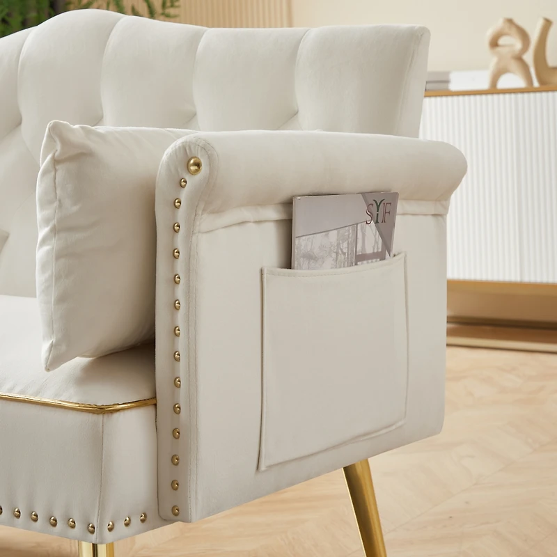 Streamdale Furniture Cream White 2 Seater Sofa