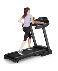 Sugift 3.75HP Electric Folding Treadmill with Auto Incline 12 Program App Control
