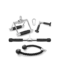 Sugift 4-Piece Cable Machine Attachment Set for Home Gym