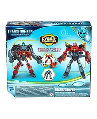 Transformers EarthSpark Cyber-Combiner Terran Twitch and Robby Malto Action Figure