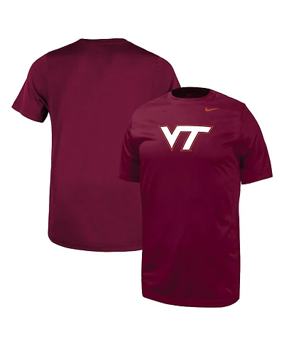 Nike Big Boys and Girls Maroon Virginia Tech Hokies Legend T-Shirt