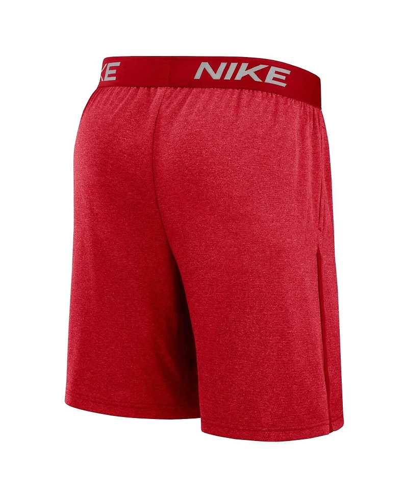 Nike Men's Red Los Angeles Angels Authentic Collection Practice Performance Shorts