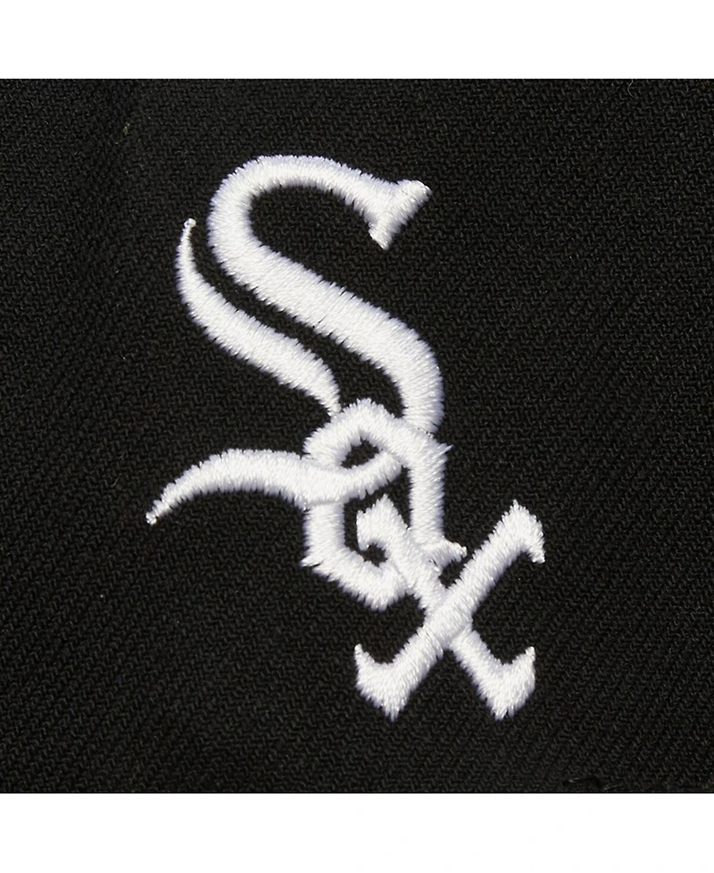 Mitchell & Ness Men's Black Chicago White Sox Team Tagged Snapback Hat