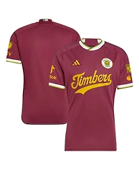 Adidas Men's Red Portland Timbers 2024 Archive Authentic Jersey