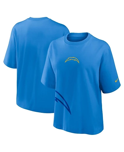 Nike Women's Powder Blue Los Angeles Chargers Boxy T-Shirt