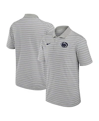 Nike Men's Pewter/White Penn State Nittany Lions Primetime Victory Striped Performance Polo