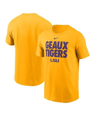 Nike Men's Gold Lsu Tigers Local Ultimate Chant T-Shirt