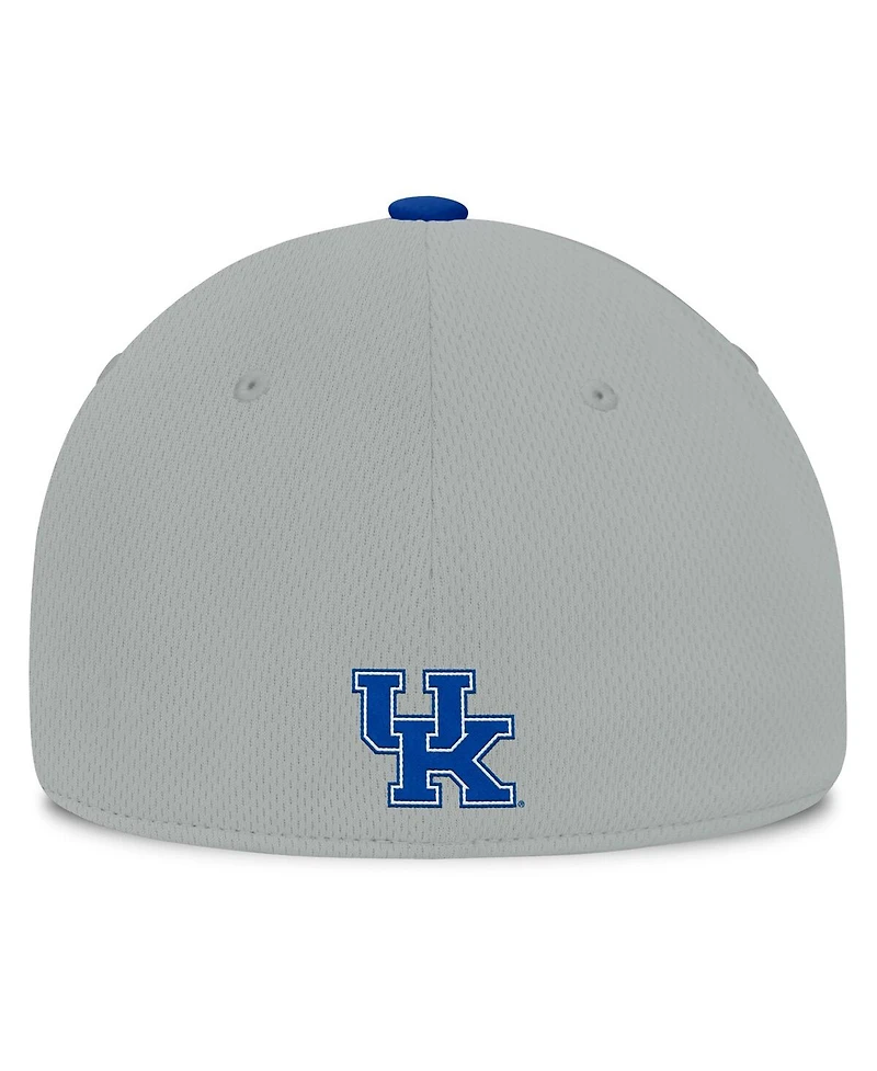 Top of the World Men's Gray/Royal Kentucky Wildcats Mick Flex Hat
