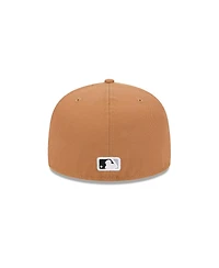 New Era Men's Brown Chicago White Sox Color Pack 59FIFTY Fitted Hat