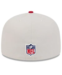 New Era Men's Stone/Scarlet San Francisco 49ers 2024 Sideline Historic 59FIFTY Fitted Hat