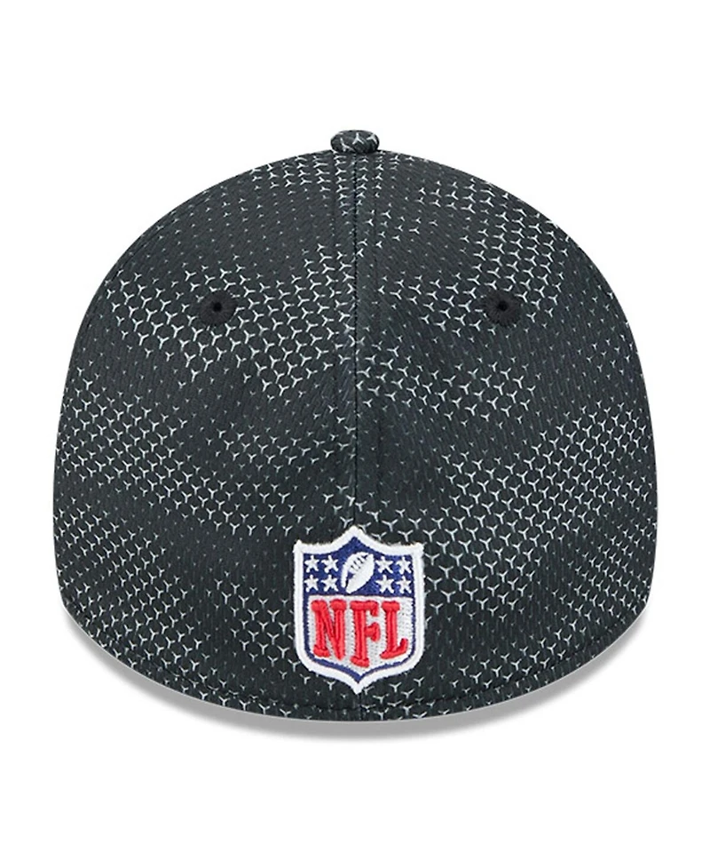 New Era Men's Black Las Vegas Raiders 2024 Sideline 39THIRTY Flex Hat