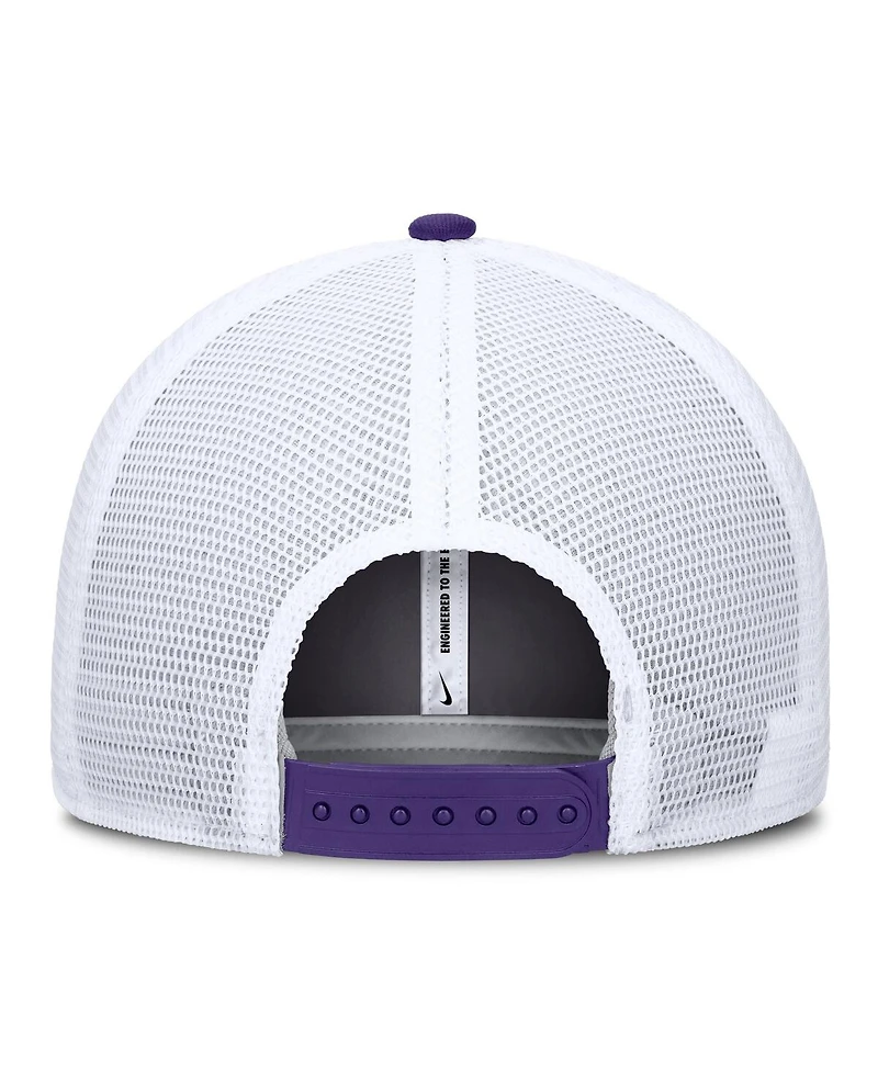 Nike Men's Purple/White Lsu Tigers Primetime City Trucker Adjustable Hat