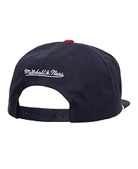 Mitchell & Ness Men's Navy Boston Red Sox Radiant Lines Deadstock Snapback Hat
