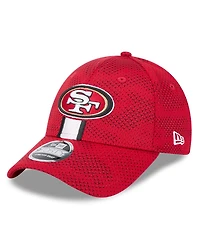 New Era Men's Scarlet San Francisco 49ers 2024 Sideline 9FORTY Stretch-Snap Hat